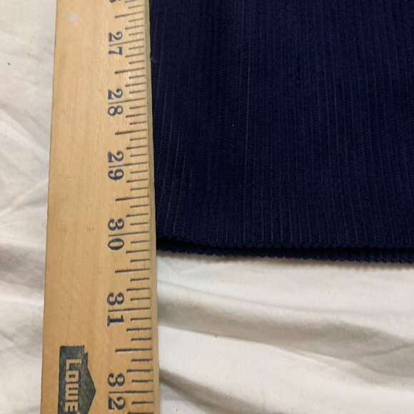 Halara Women’s Pants Blue Corduroy Sz L- Tall Elastic Waist Wide Legs Comfort Lo - Picture 11 of 11